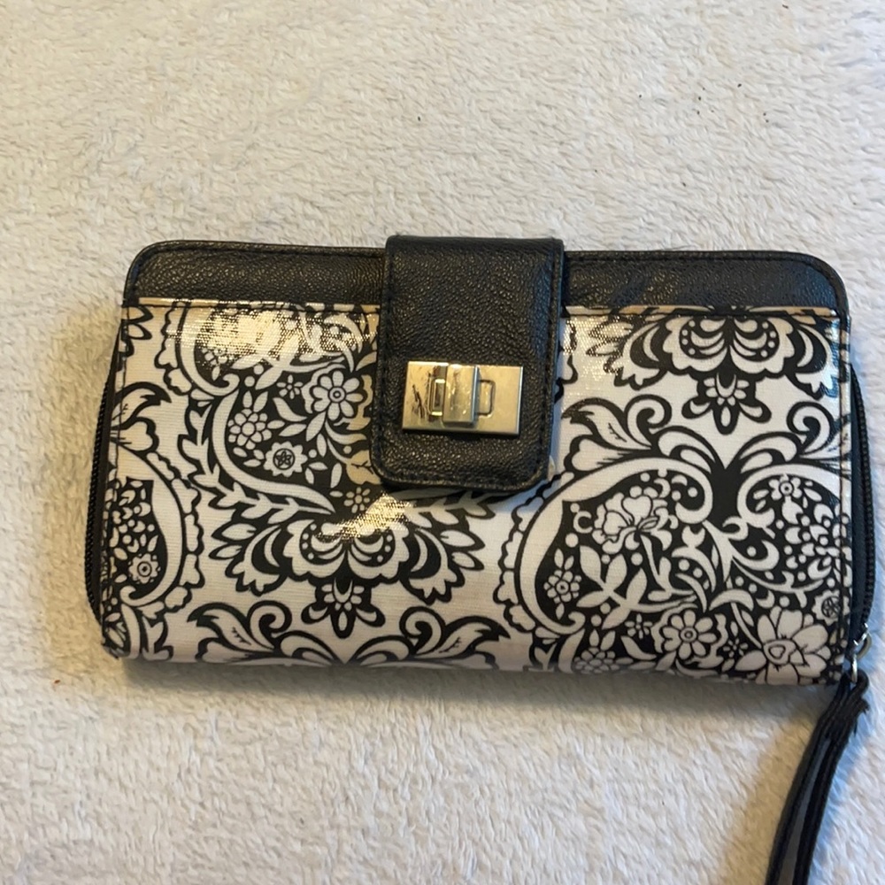Wallet with wrist strap